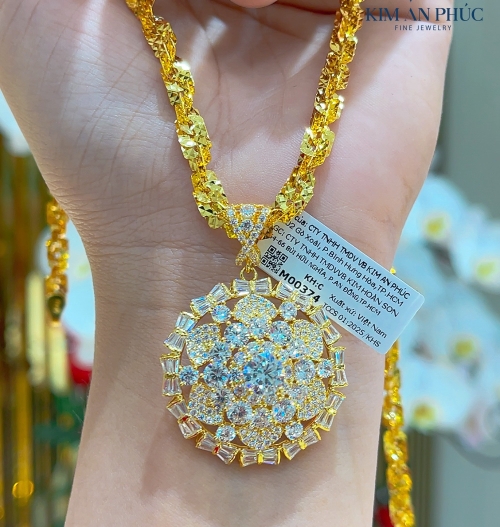 Mặt dây chuyền đính đá (3)