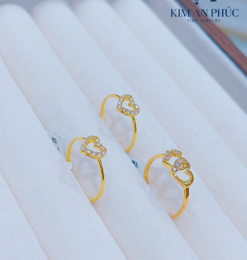 Nhẫn nữ hình nơ vàng 610