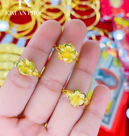 Nhẫn hình hoa vàng 980 (6)