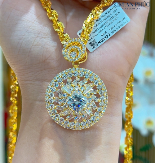 Mặt dây chuyền đính đá (2)