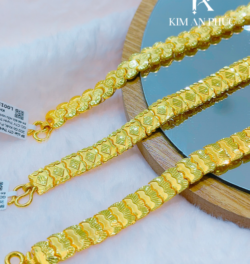 Lắc tay hoa vàng 980
