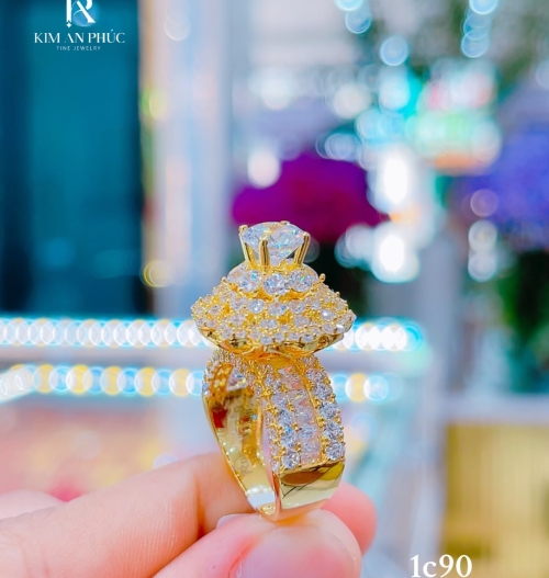 Nhẫn nữ khí chất vàng 610