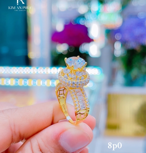 Nhẫn nữ khí chất vàng 610