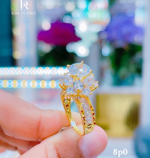 Nhẫn nữ phong thái vàng 610