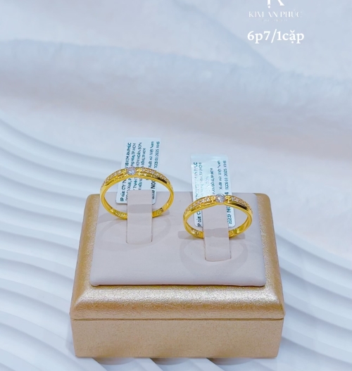 Nhẫn cưới vàng 610