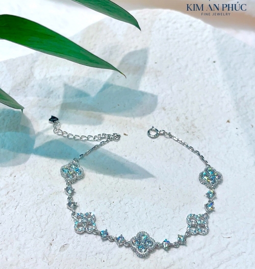 lắc tay bạc nữ đơn giãn