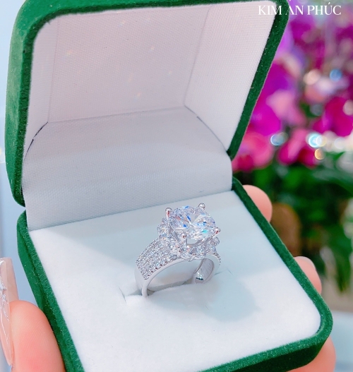 Nhẫn bạc nữ đính hột (2)