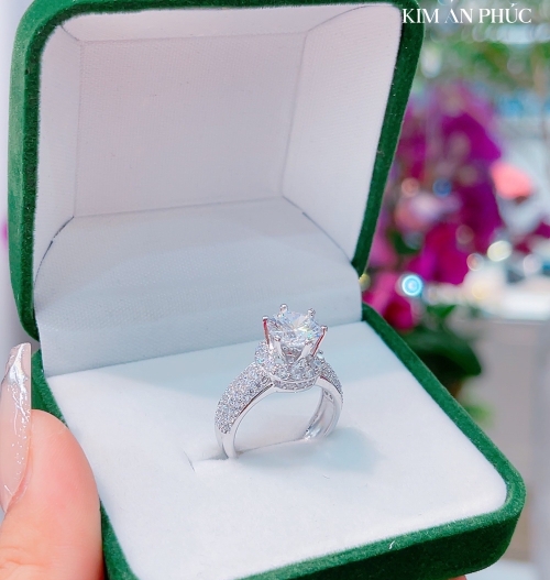 Nhẫn bạc nữ đính hột (2)