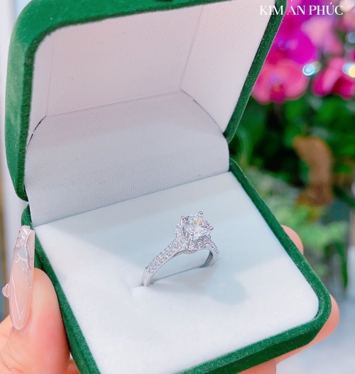 Nhẫn bạc nữ đính hột (2)