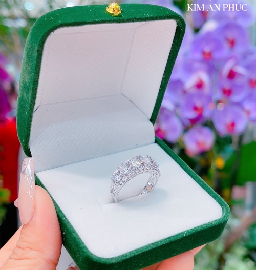 Nhẫn bạc nữ đính hột (4)