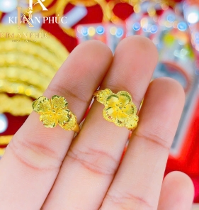 Nhẫn hình hoa vàng 980 (4)