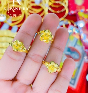 Nhẫn hình hoa vàng 980 (6)