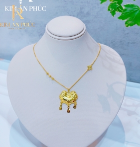 Dây chuyền liền mặt vàng 610 (3)