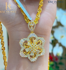Mặt dây chuyền đính đá (3)