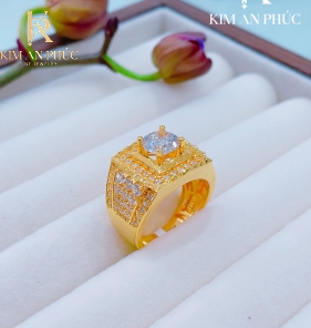 Nhẫn Nam đính đá