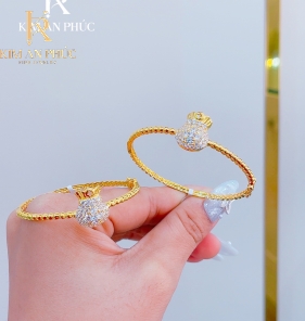 Vòng tay kiểu hồ lô vàng 610